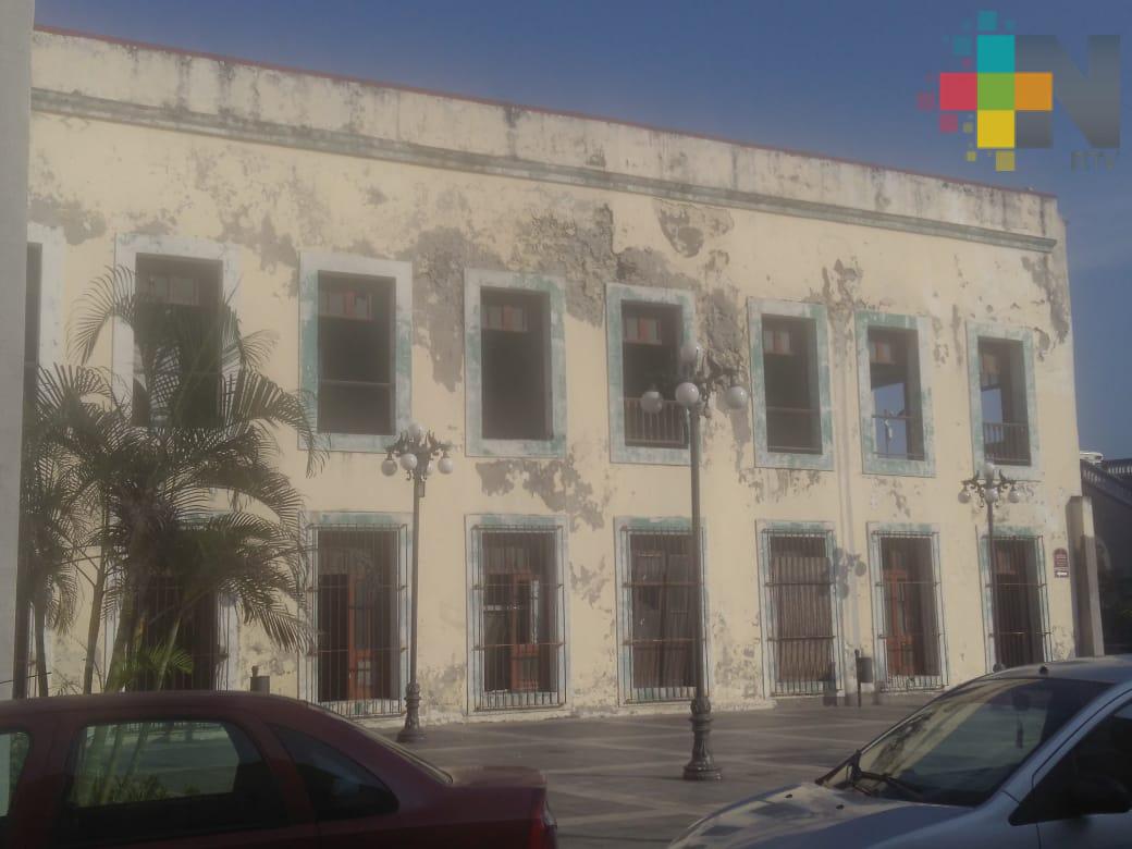 PC municipal exhorta a rehabilitar edificios en el Centro Histórico de Veracruz