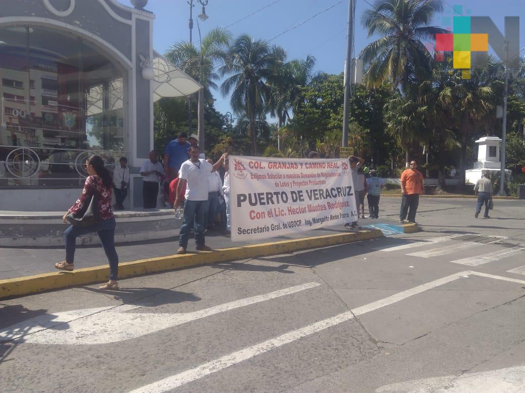 Integrantes de la UGOCP piden la municipalización de sus colonias en Veracruz