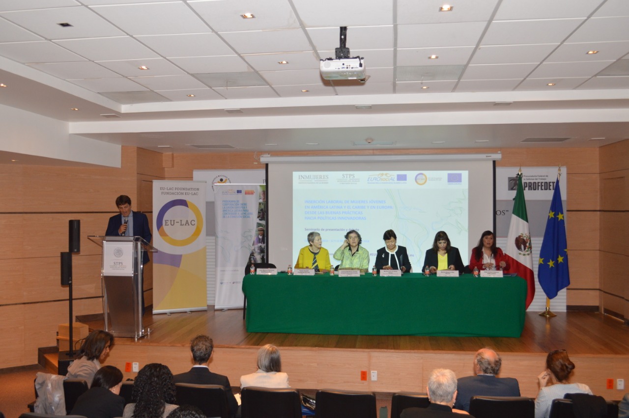 Revisan STPS y EUROsociAL políticas innovadoras para la inserción laboral de mujeres jóvenes