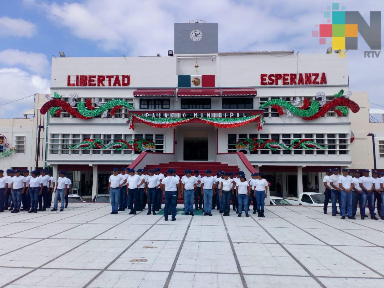 Se incorporan 41 nuevos elementos al Policía Municipal de Coatzacoalcos