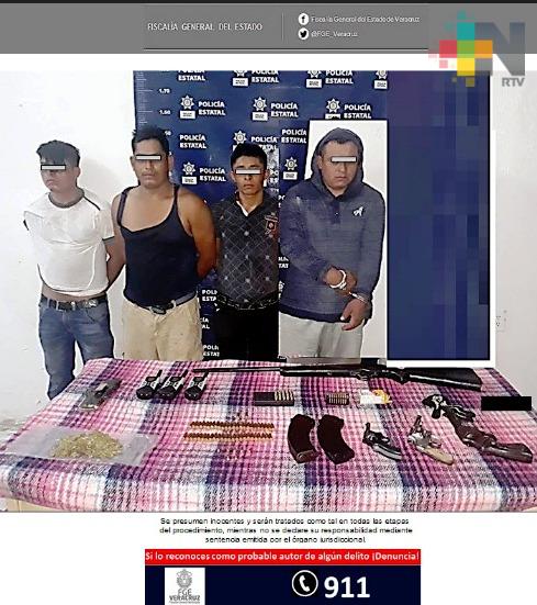 Procede vinculación a proceso contra cuatro probables narcomenudistas, en Acayucan