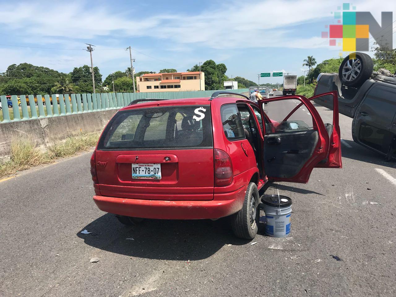 Dos lesionados por choque en carretera Santa Fe-Paso del Toro