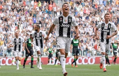 Cristiano Ronaldo se estrena con doblete como goleador de Juventus