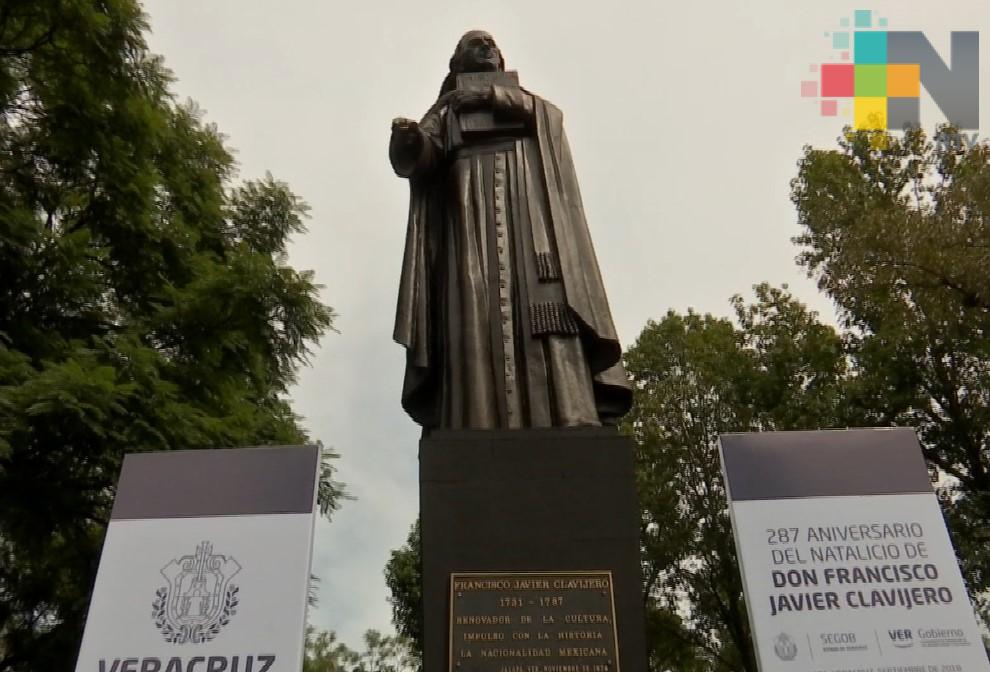 Conmemoran el natalicio de Francisco Javier Clavijero