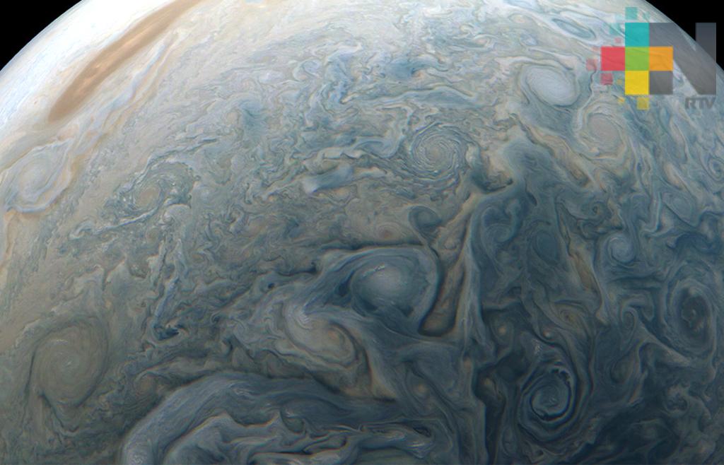 NASA revela nuevas imágenes de Júpiter captadas por Juno