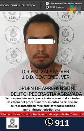 Obtiene Fiscalía Especializada vinculación a proceso contra probable pederasta de Coatepec