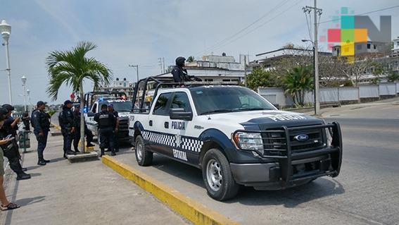 Refuerzan operativos de vigilancia en Tuxpan