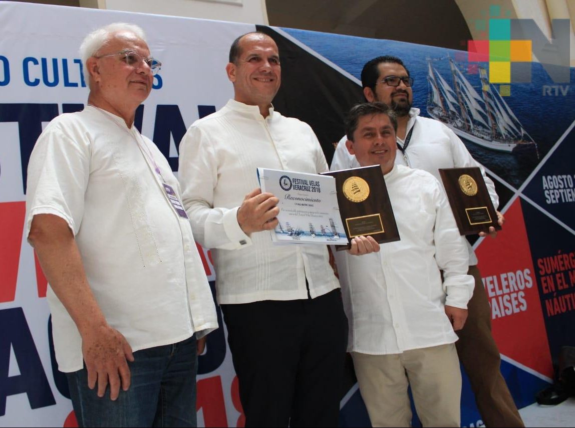 RTV recibe reconocimiento por su colaboración en el Festival Velas Veracruz 2018