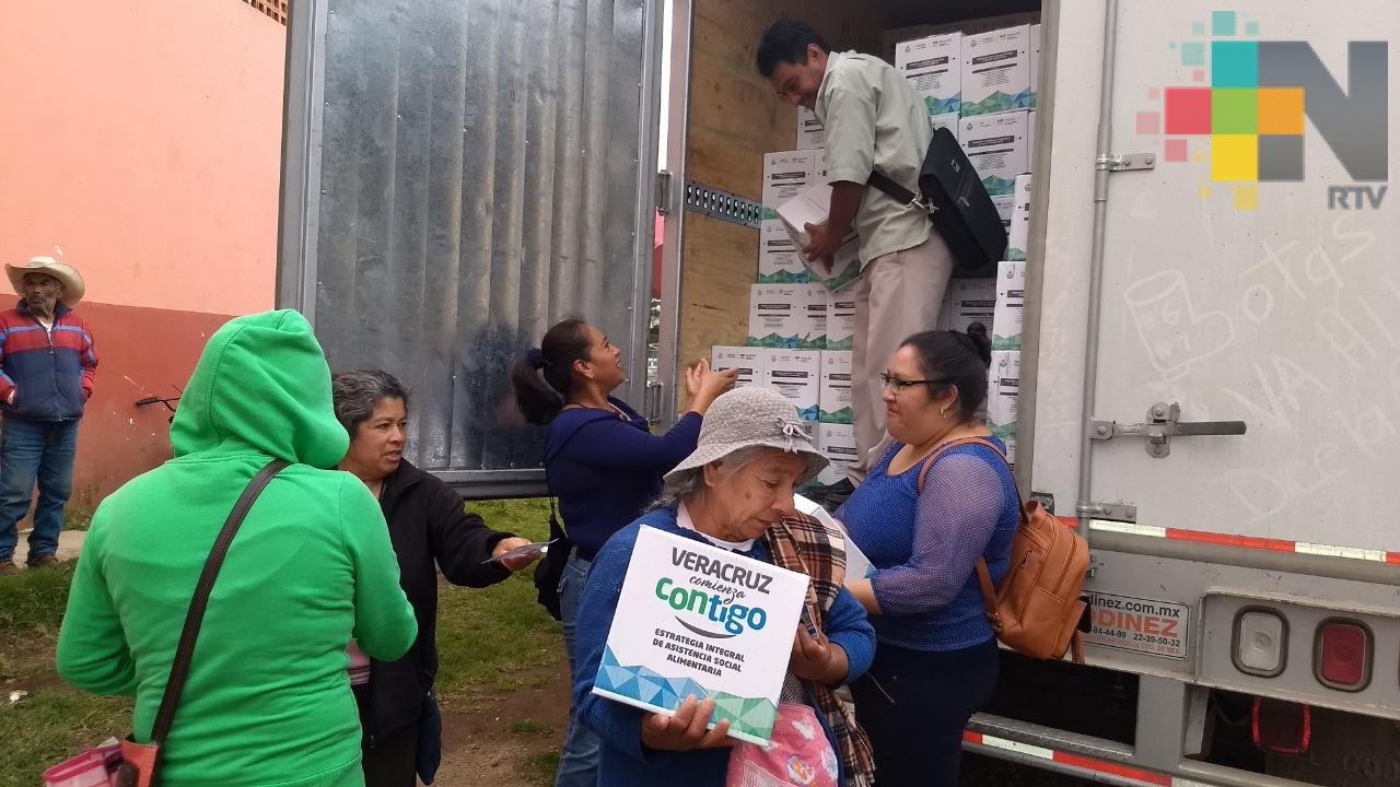 Beneficia Veracruz Comienza Contigo a familias de Huayacocotla