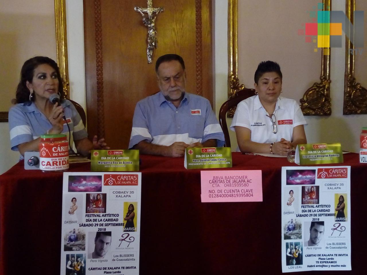 Cáritas de Xalapa realizará colecta el próximo Día de la Caridad