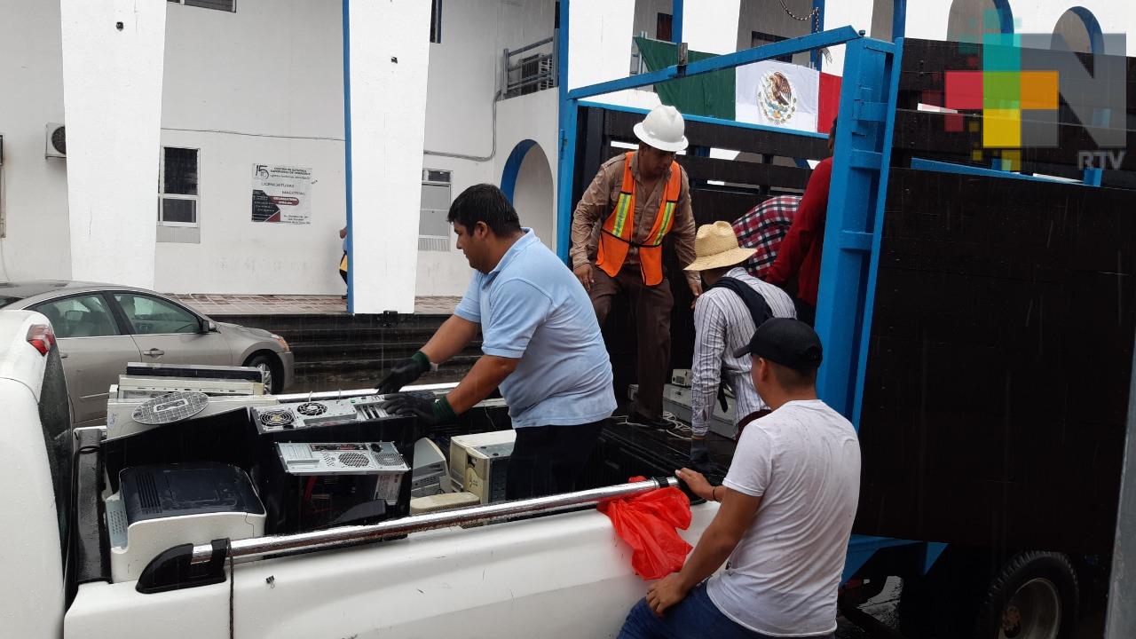 Abren acopio de basura electrónica en Martínez de la Torre