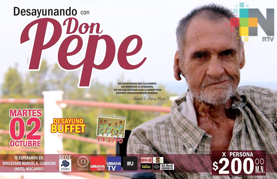 Organizaciones convocan ayuda para solventar tratamiento médico de Don Pepe