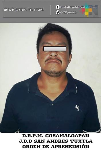 Detiene Policía Ministerial a imputado por abuso de confianza, en San Andrés Tuxtla