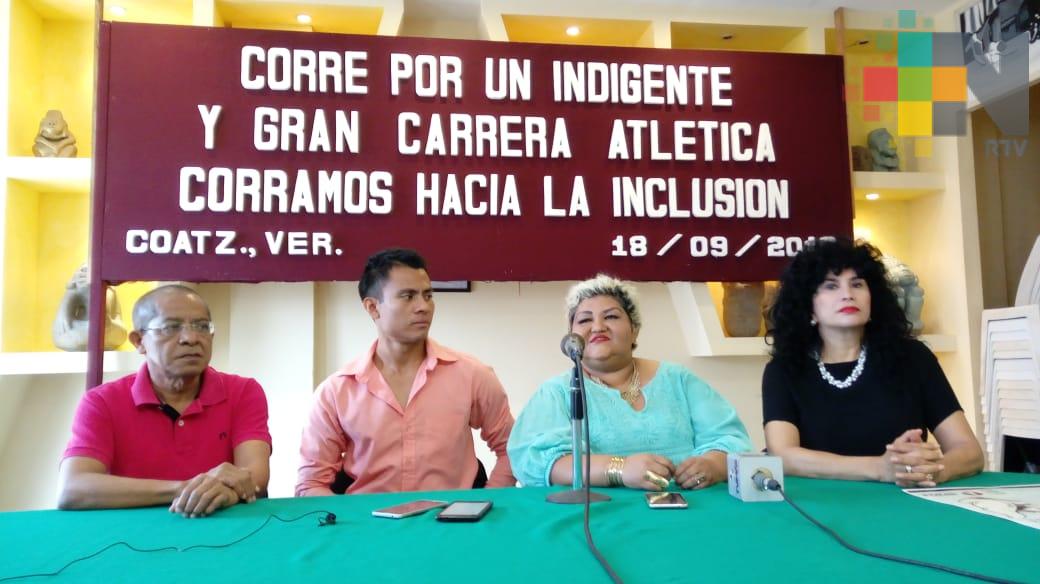 Correrán por indigentes y la inclusión de personas sordas en Coatzacoalcos