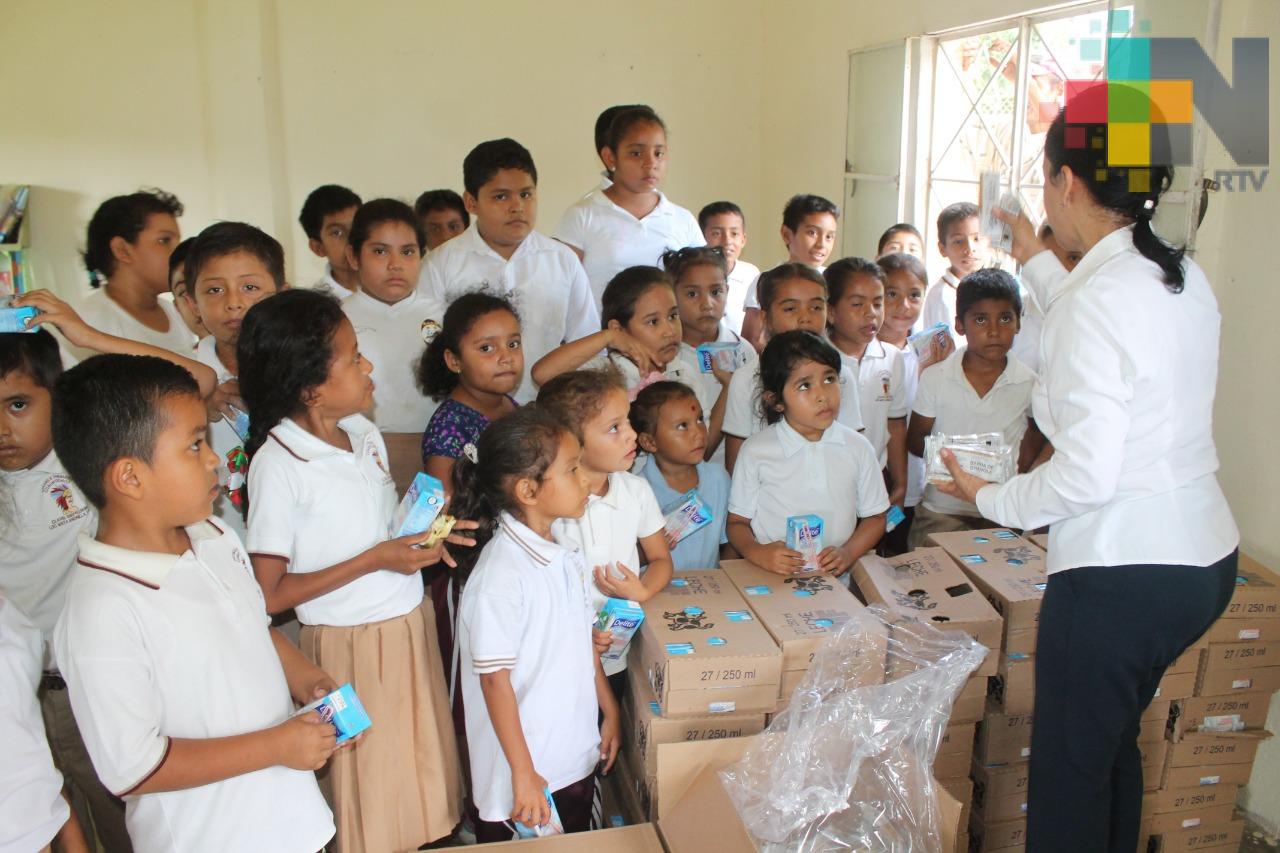 DIF de Tierra Blanca realiza segunda entrega de desayunos fríos