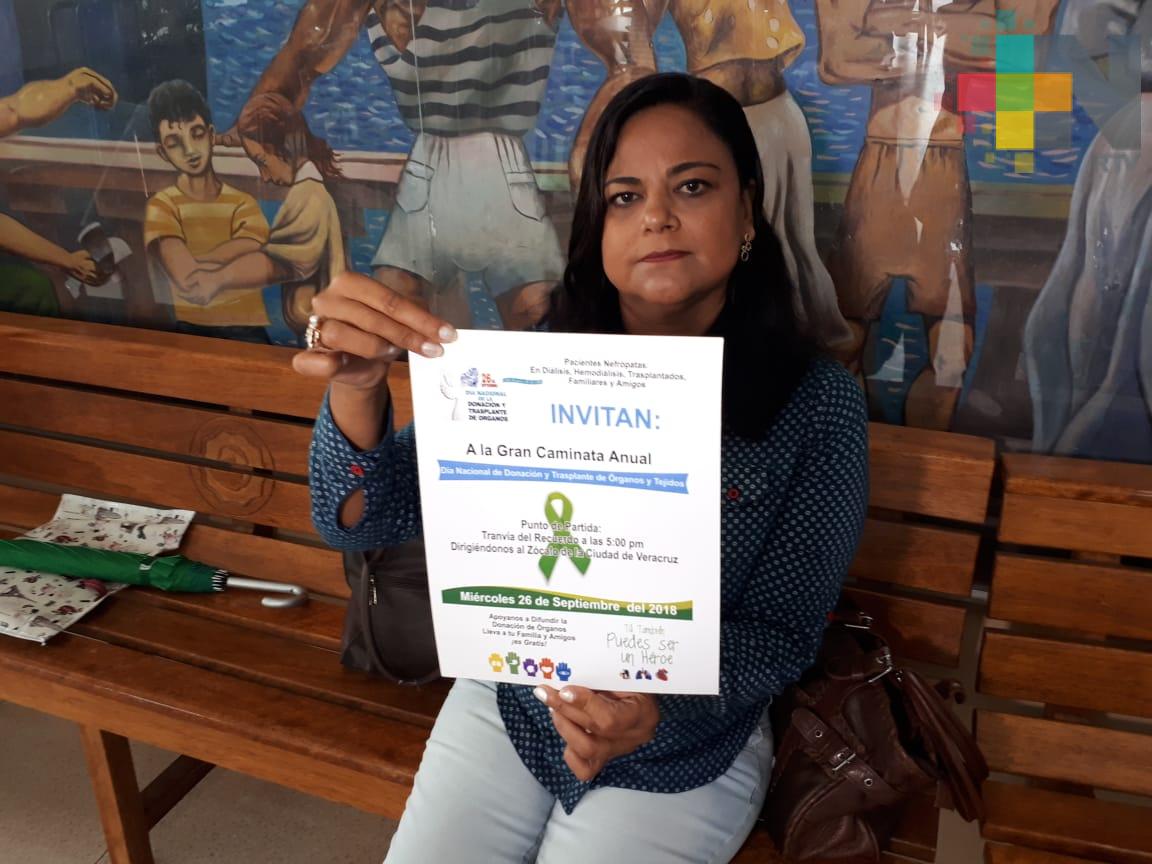 Con caminata por calles del Centro Histórico de Veracruz promoverán la donación de órganos