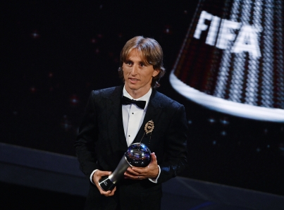 Luka Modric recibe el Premio The Best FIFA al Mejor Jugador del 2018