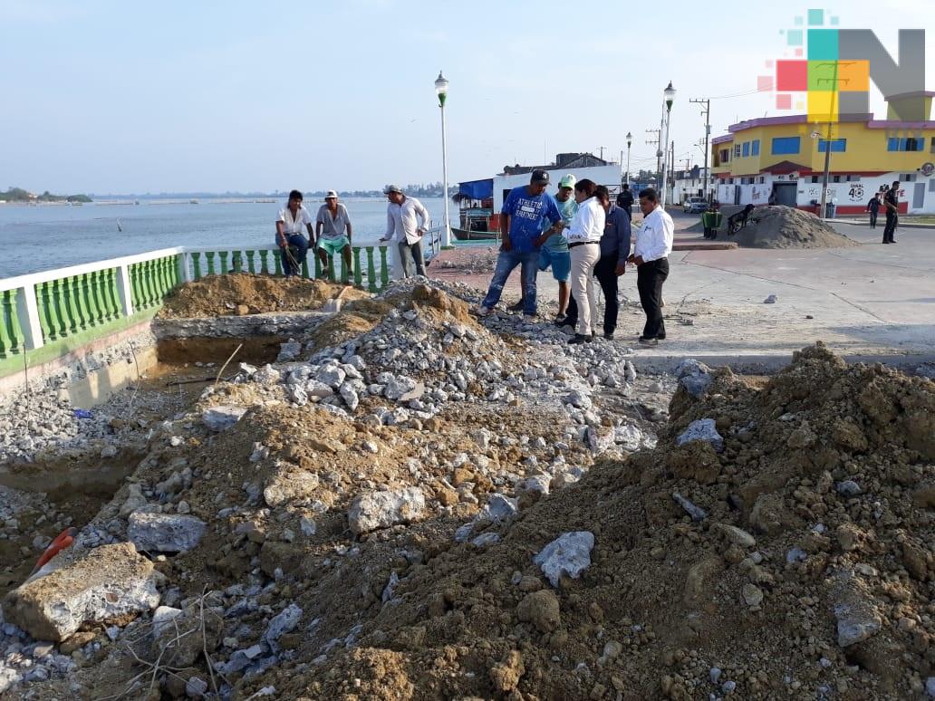 Construyen plaza cívica en Tamiahua