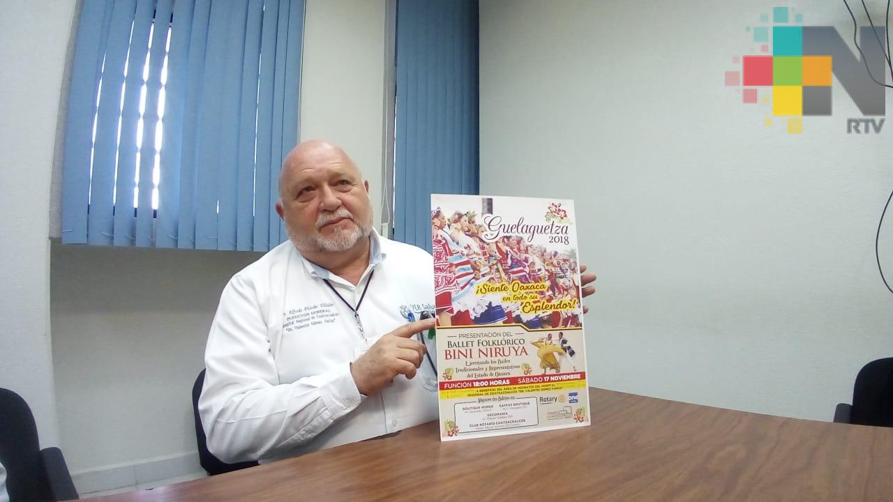 Ballet folklórico de Oaxaca se presentará a beneficio de hospital de Coatzacoalcos