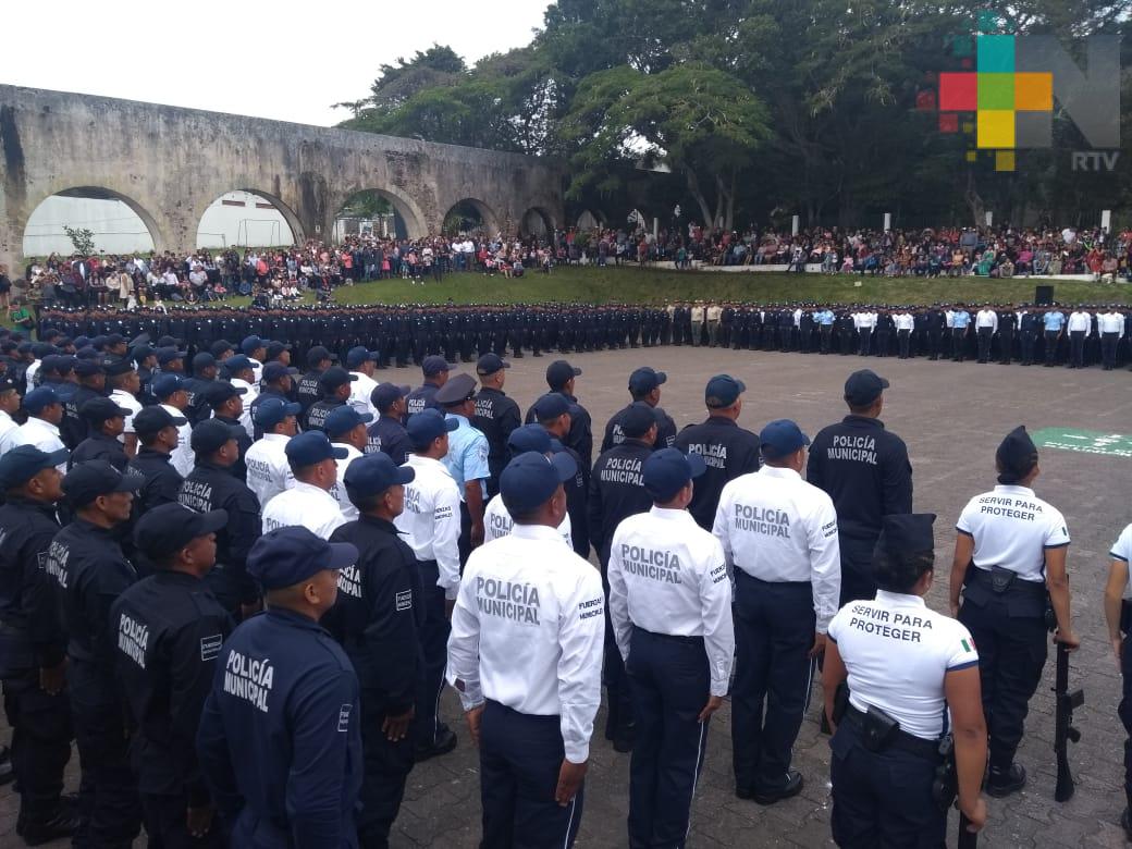 Refuerzan seguridad en centro de Córdoba con 99 policías municipales