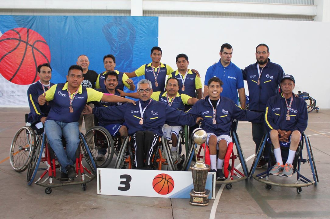 Ganan jarochos bronce en Campeonato Nacional de Basquetbol Sobre Silla de Ruedas