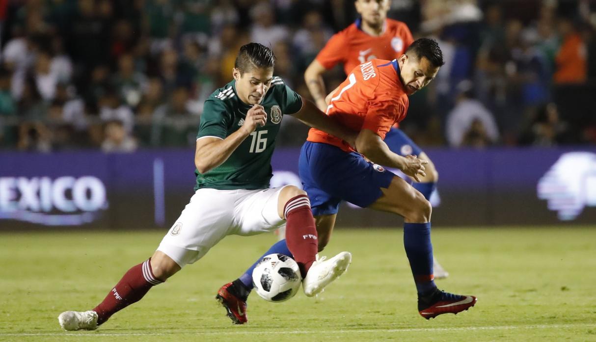 Selección mexicana de fútbol cae 0-1 ante Chile en partido amistoso