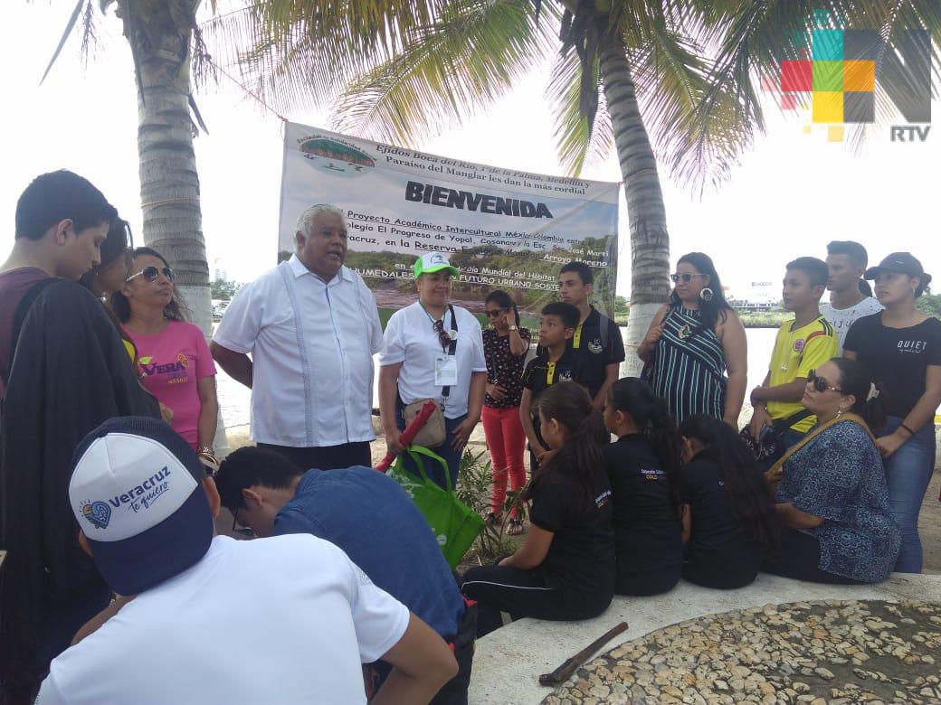 Estudiantes colombianos visitan Veracruz y Boca del Río