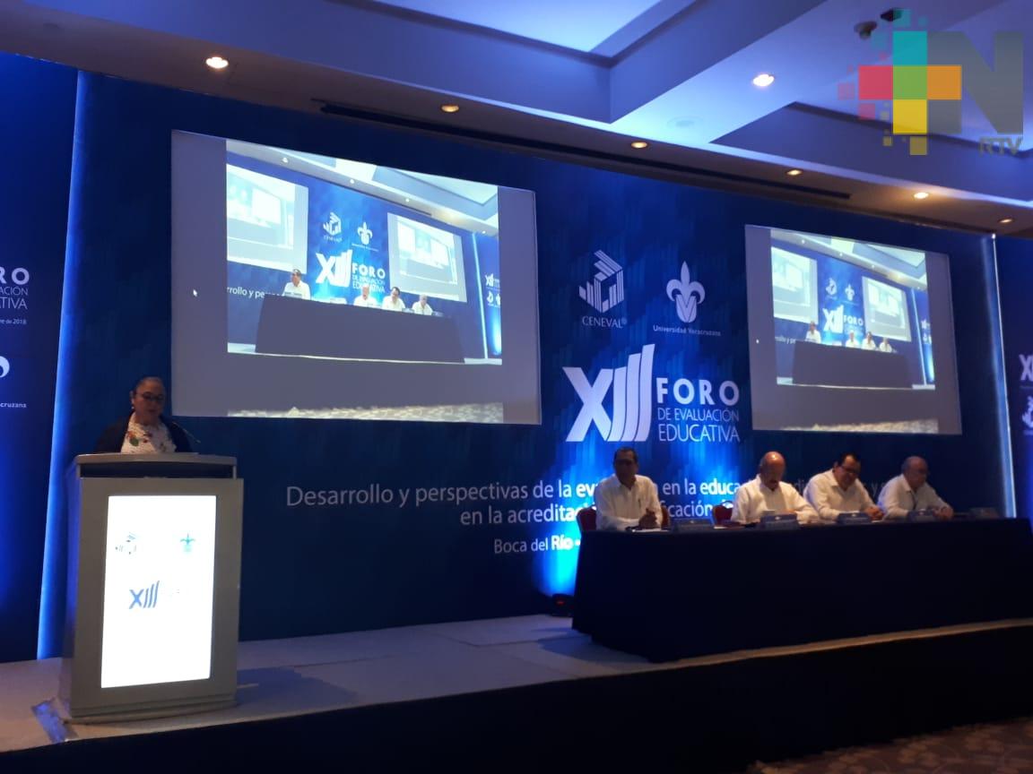 UV y Ceneval realizan foro de evaluación educativa en Boca del Río