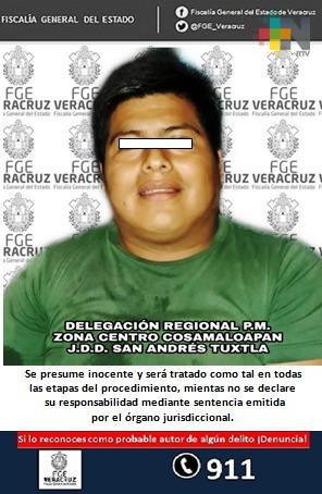 Probable agresor sexual fue detenido e imputado en San Andrés Tuxtla