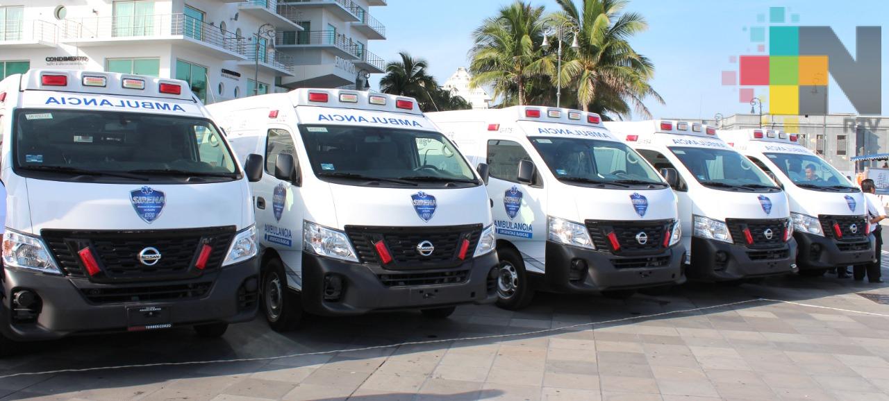 Este martes entregará Ayuntamiento de Tuxpan ambulancias donadas por Gobierno del Estado y Pemex