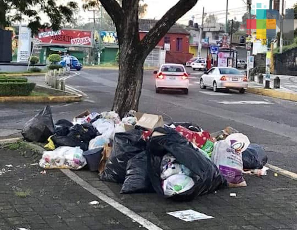 Se regulariza el servicio de Limpia Pública en Xalapa