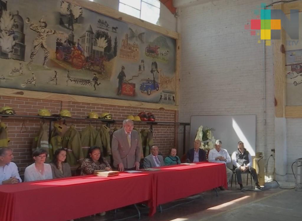 Conmemoran el 80 aniversario de la fundación del Heroico Cuerpo de Bomberos en Xalapa