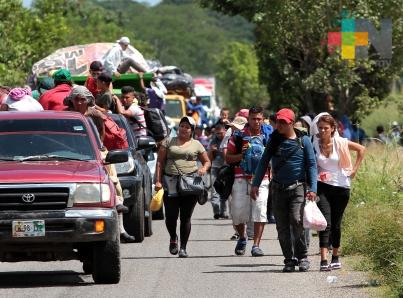 Detendré con tropas caravana de migrantes centroamericanos Donald Trump