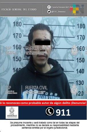 Procede Fiscalía Regional Xalapa contra detenido por lesiones dolosas y allanamiento de morada