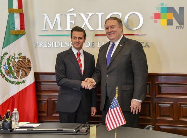 Nosotros definimos nuestra política migratoria, reitera Peña Nieto a EUA