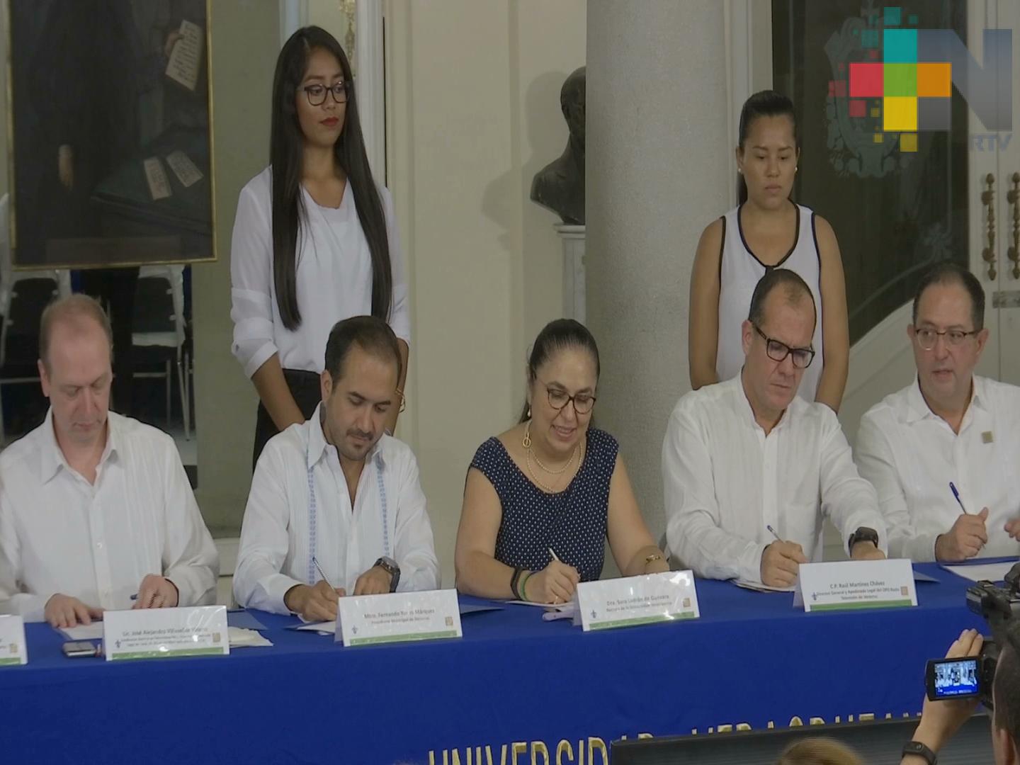 Firman convenio RTV, UV y Canal 22 para la producción de Veracruz 500 años, cara a cara con su historia