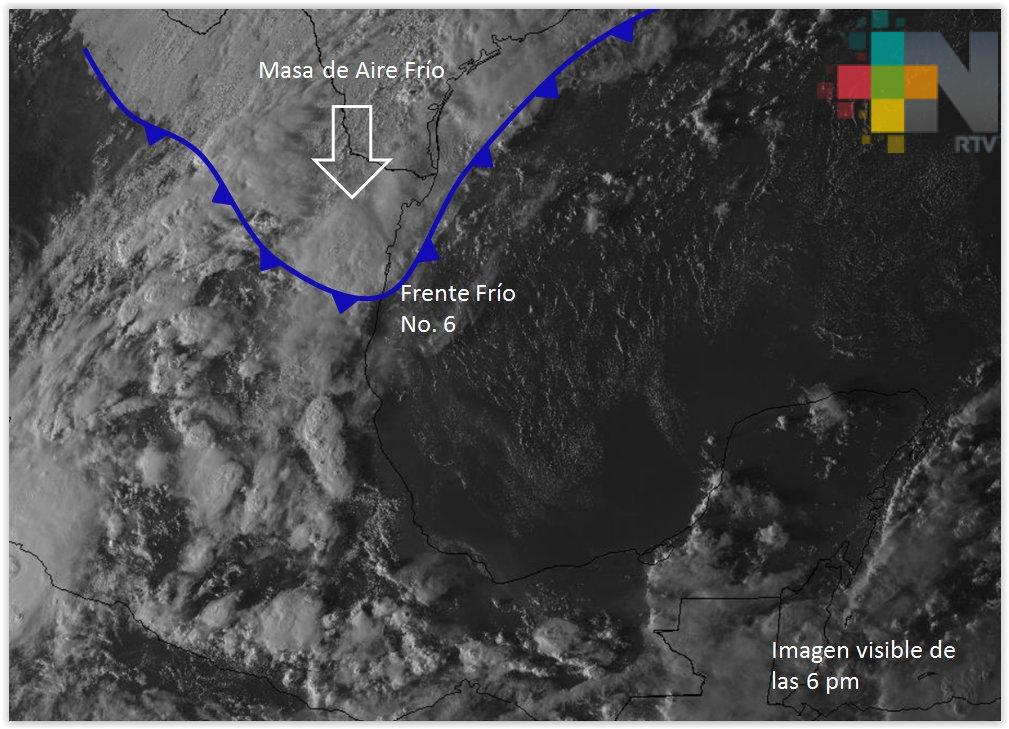 Tormentas y fuertes rachas de viento se esperan en Veracruz por FF 6