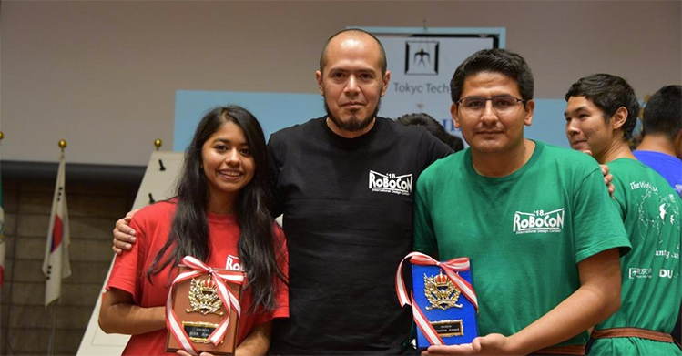 Triunfan politécnicos en Concurso Internacional de Diseño Robocon 2018