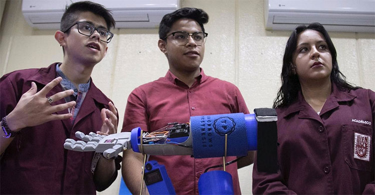  Diseñan brazo biónico a bajo costo en el IPN 