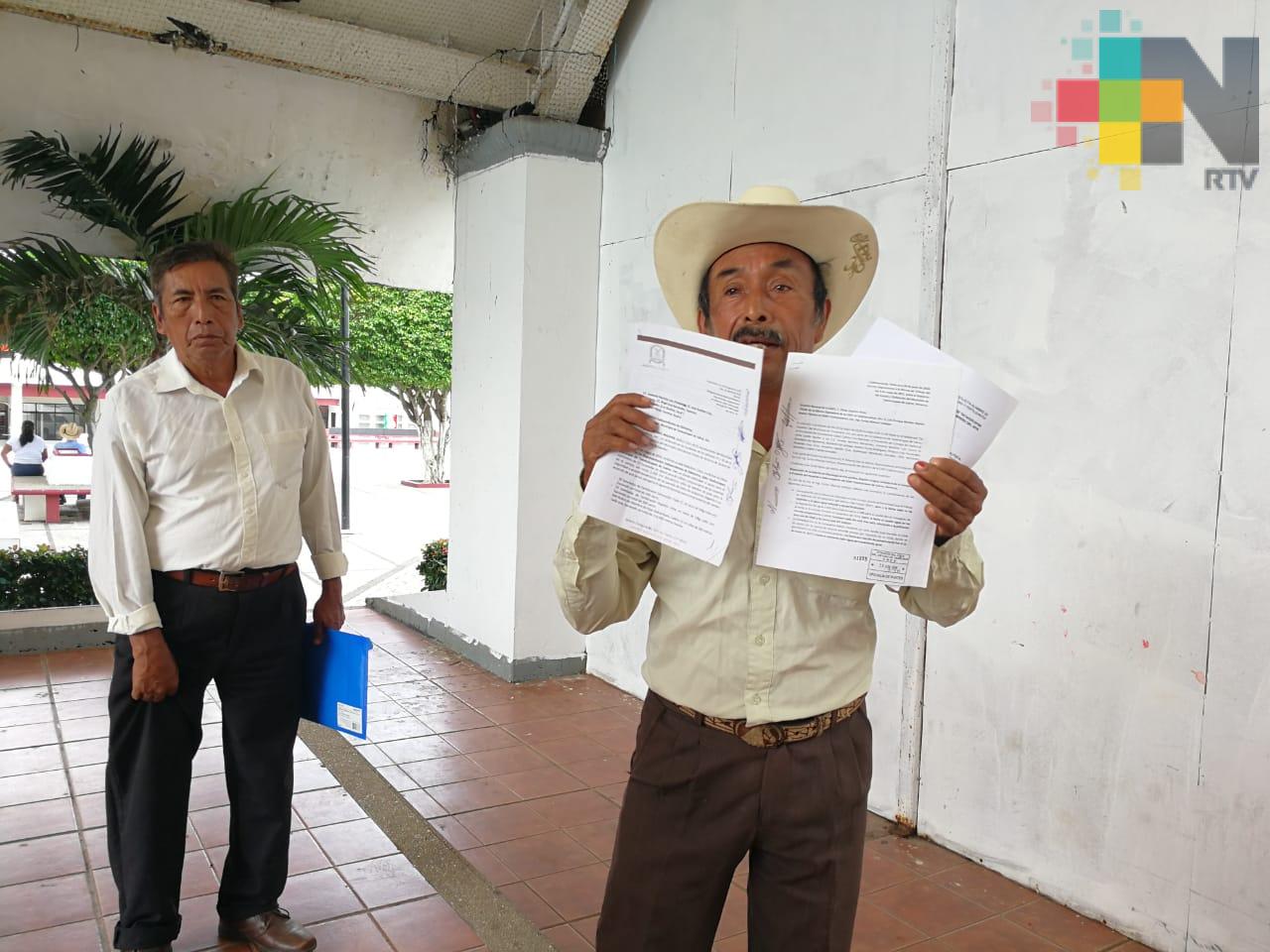 Ejidatarios de Tatahuicapan solo han recibido apoyos en especie