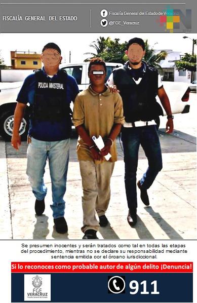 Procede FGE contra imputado por robo agravado, en Cosamaloapan