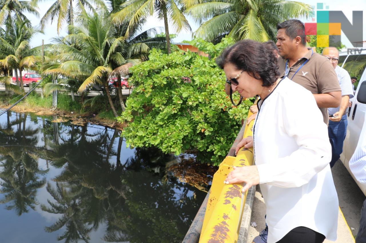 Supervisa SEDEMA trabajos de remediación en Nanchital; Conagua analizará nivel de toxicidad en afluente