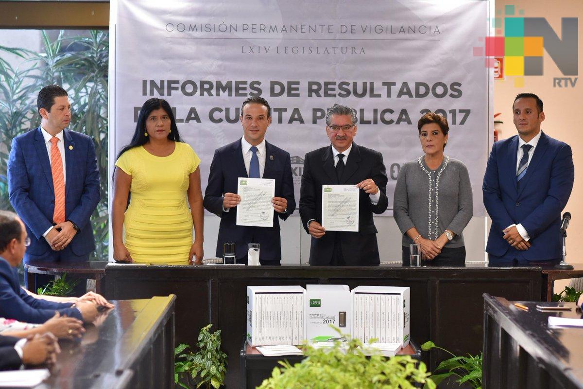 Entrega ORFIS estado de la Cuenta Pública 2017