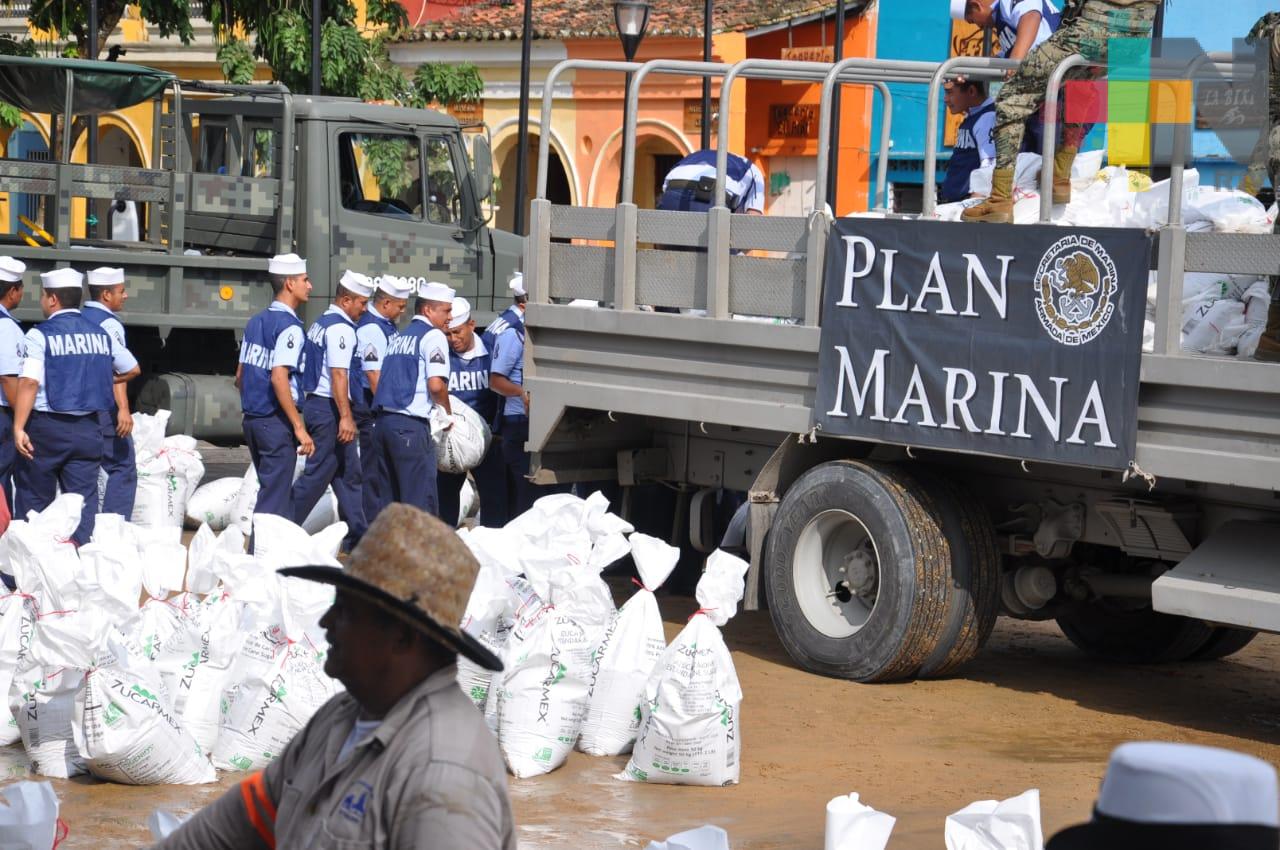 Activan Plan Marina en Alvarado, Cosamaloapan y Tlacotalpan