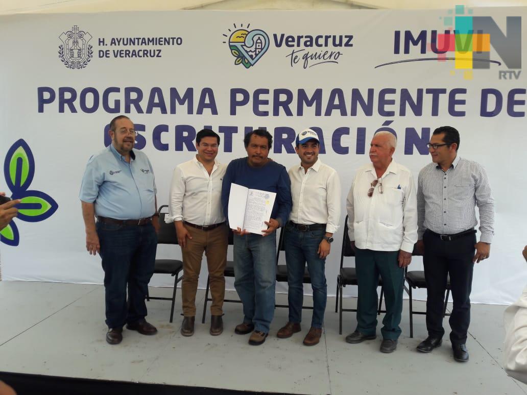 Inicia Programa de Escrituración Permanente en el municipio de Veracruz