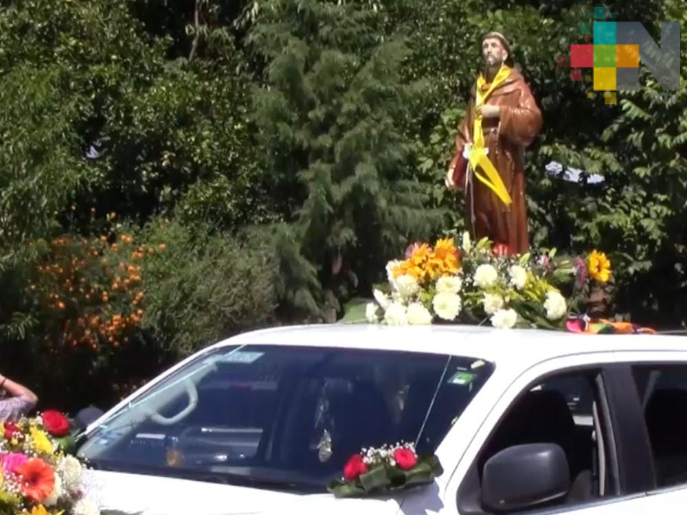 Celebran fiesta patronal en honor a San Francisco de Asís en Zontecomatlán