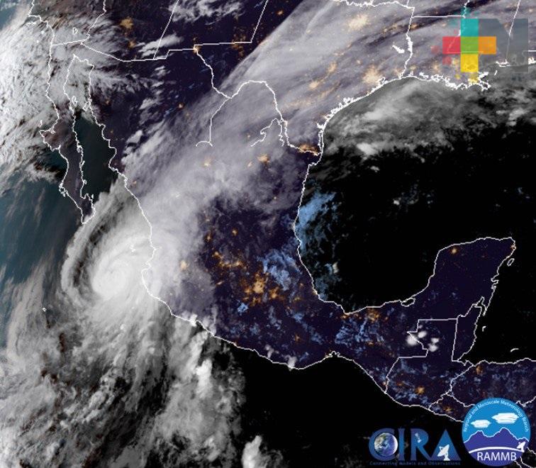 Se pronostican tormentas intensas en Nayarit, Jalisco, Colima, Michoacán, Guerrero, Oaxaca y Veracruz