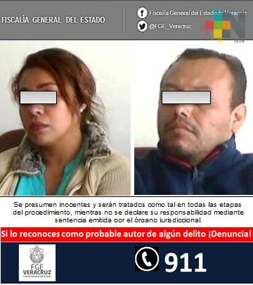 Por robo, vinculan a proceso a pareja, en Huatusco