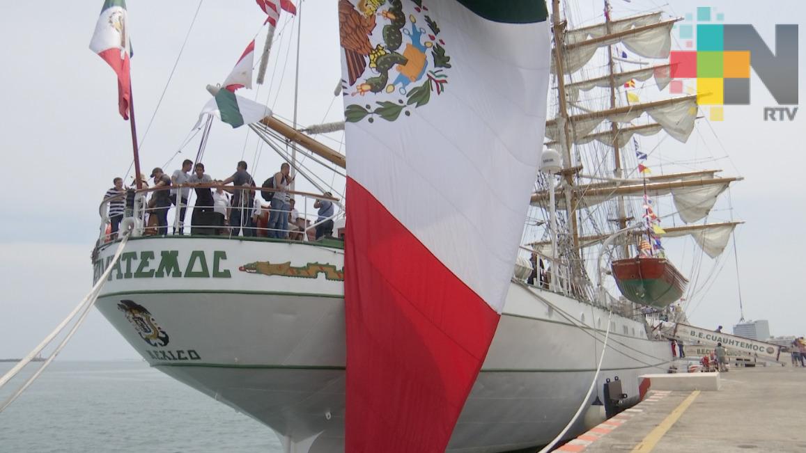 Más de 50 alumnos concluirán viaje de instrucción en el Buque Escuela Cuauhtémoc