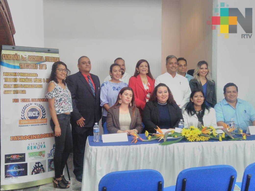 Ofrecen asesorías jurídicas gratuitas en la ciudad de Veracruz